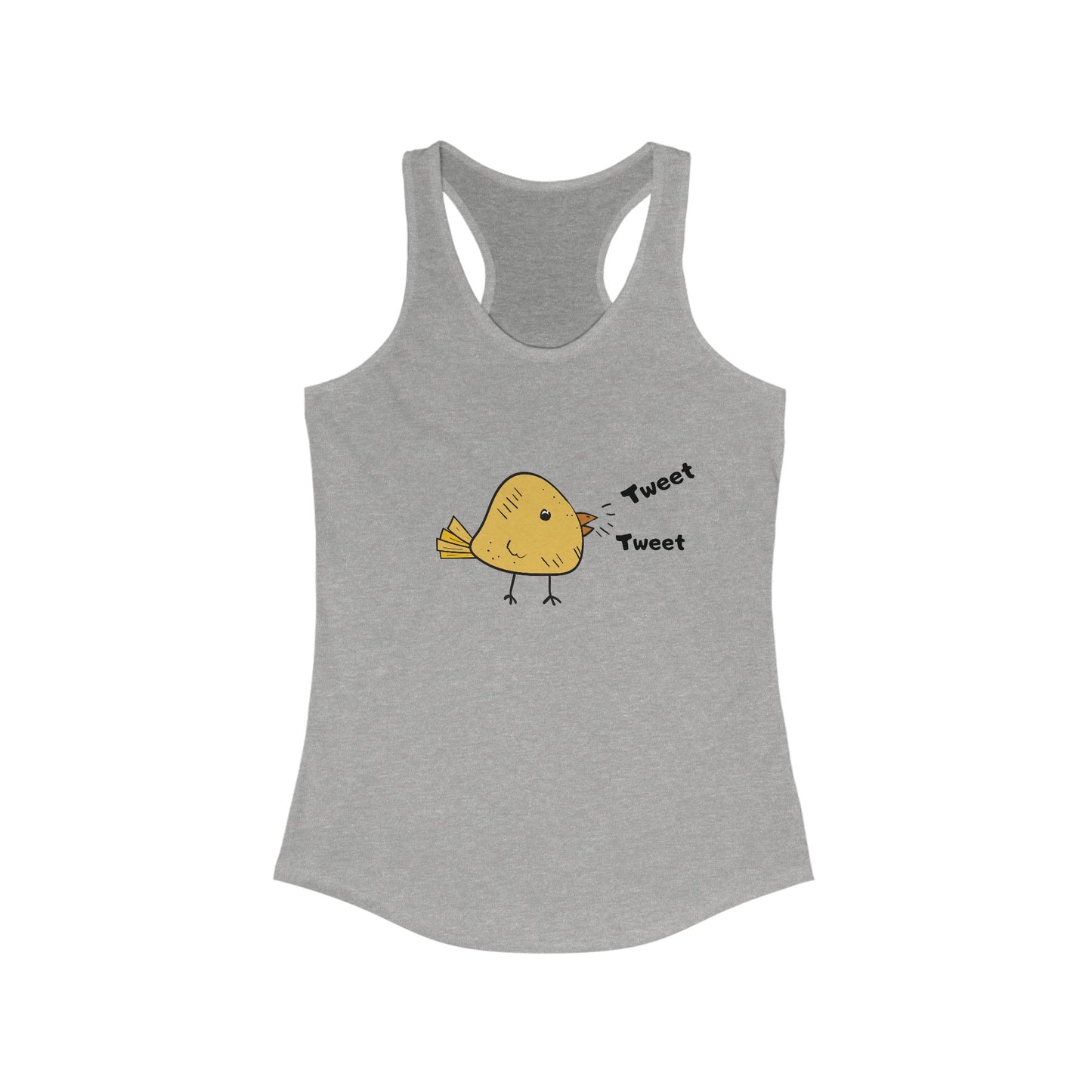 Tweet Tweet. Women's Ideal Racerback Tank