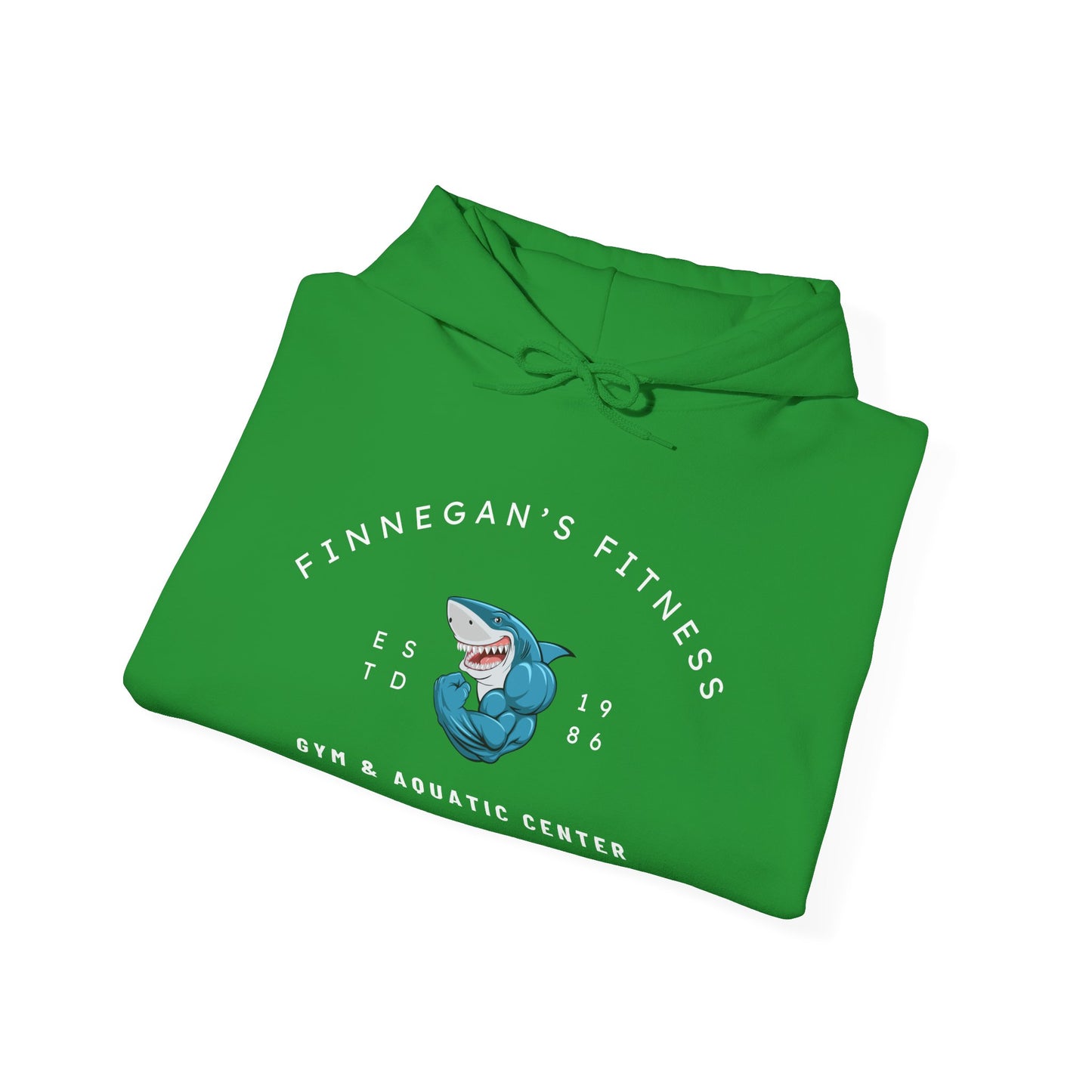 Shark Gym Hoodie – Finnegan’s Fitness & Aquatic Center Sweatshirt