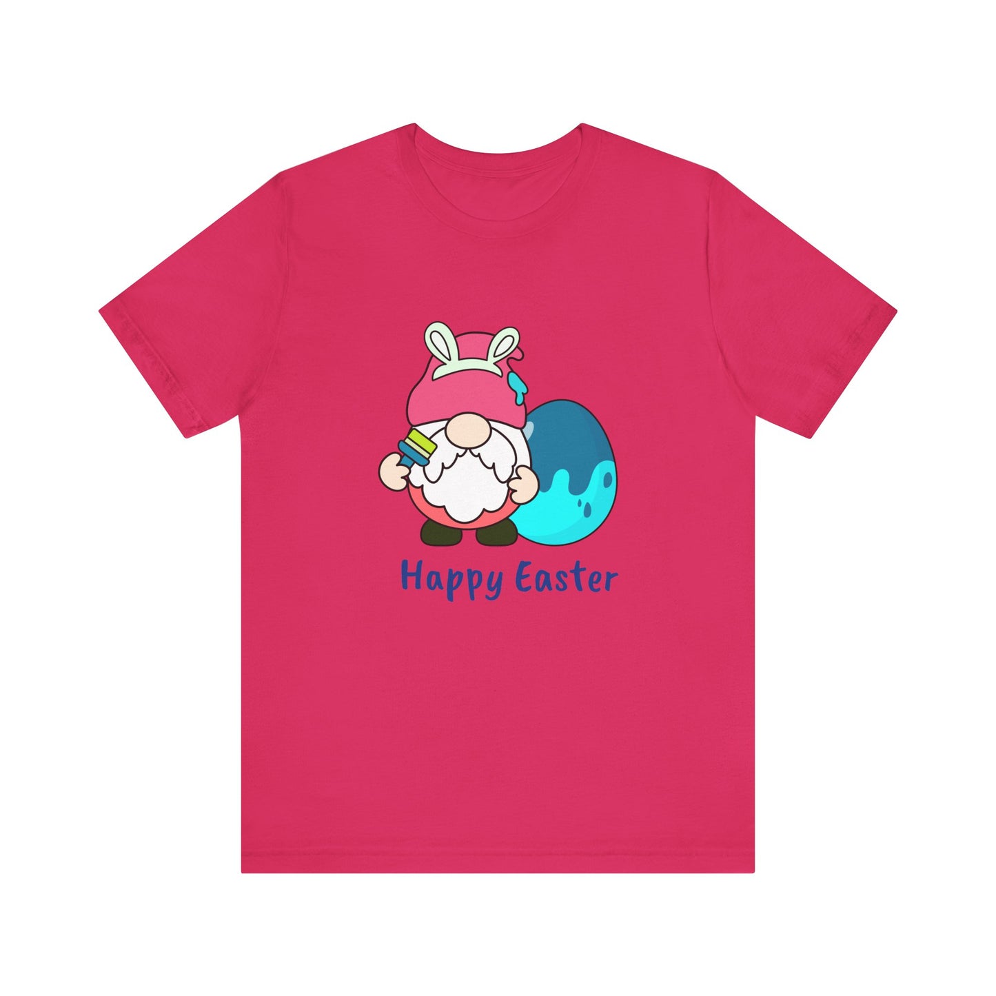 Happy Ester. Gnome.  Unisex Jersey Short Sleeve Tee