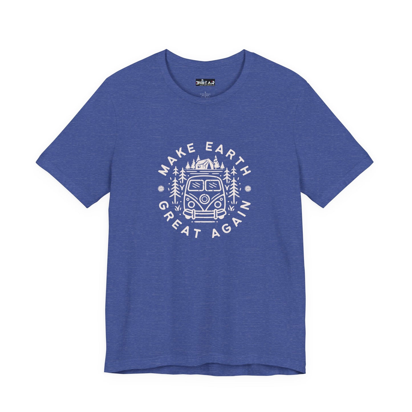 Make Earth Great Again. Relaxed mind. Unisex Jersey Short Sleeve Tee