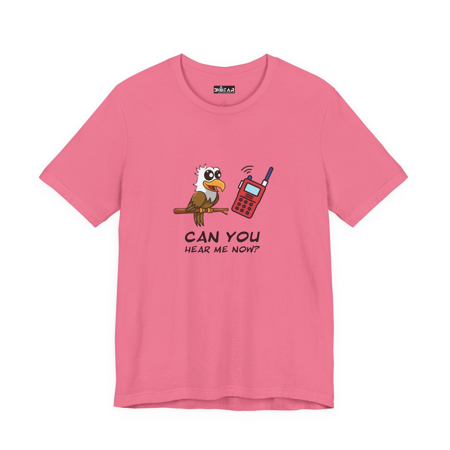 Burrowing Owl. Can You Hear Me Now? Unisex Jersey Short Sleeve Tee