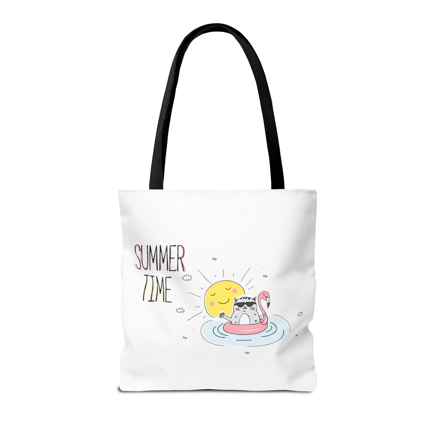 Summer Time Cat. Tote Bag (AOP)