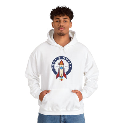 That's Nutty On A Rocket Ship Hooded Sweatshirt