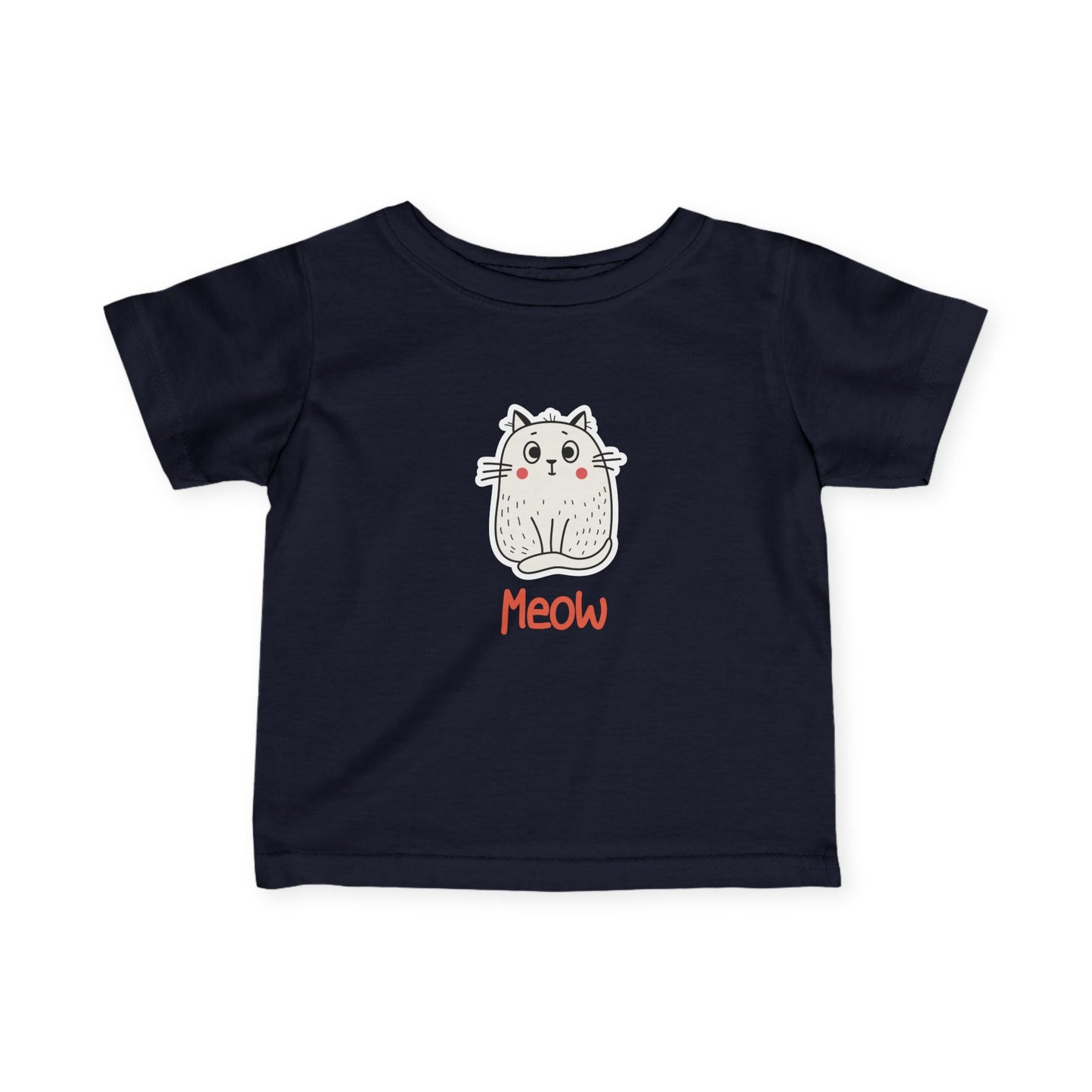 Loki The Cat. Meow. Infant Fine Jersey Tee