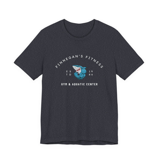 Finnegan's Fitness. Gym and Aquatic Center.  Unisex Jersey Short Sleeve Tee