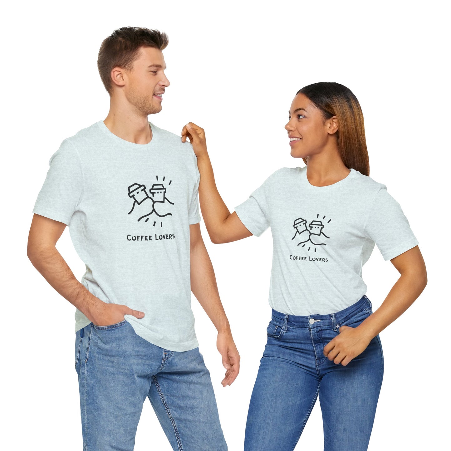 Coffee Lovers Unisex Jersey Tee – Funny Coffee Graphic T-Shirt For Men & Women