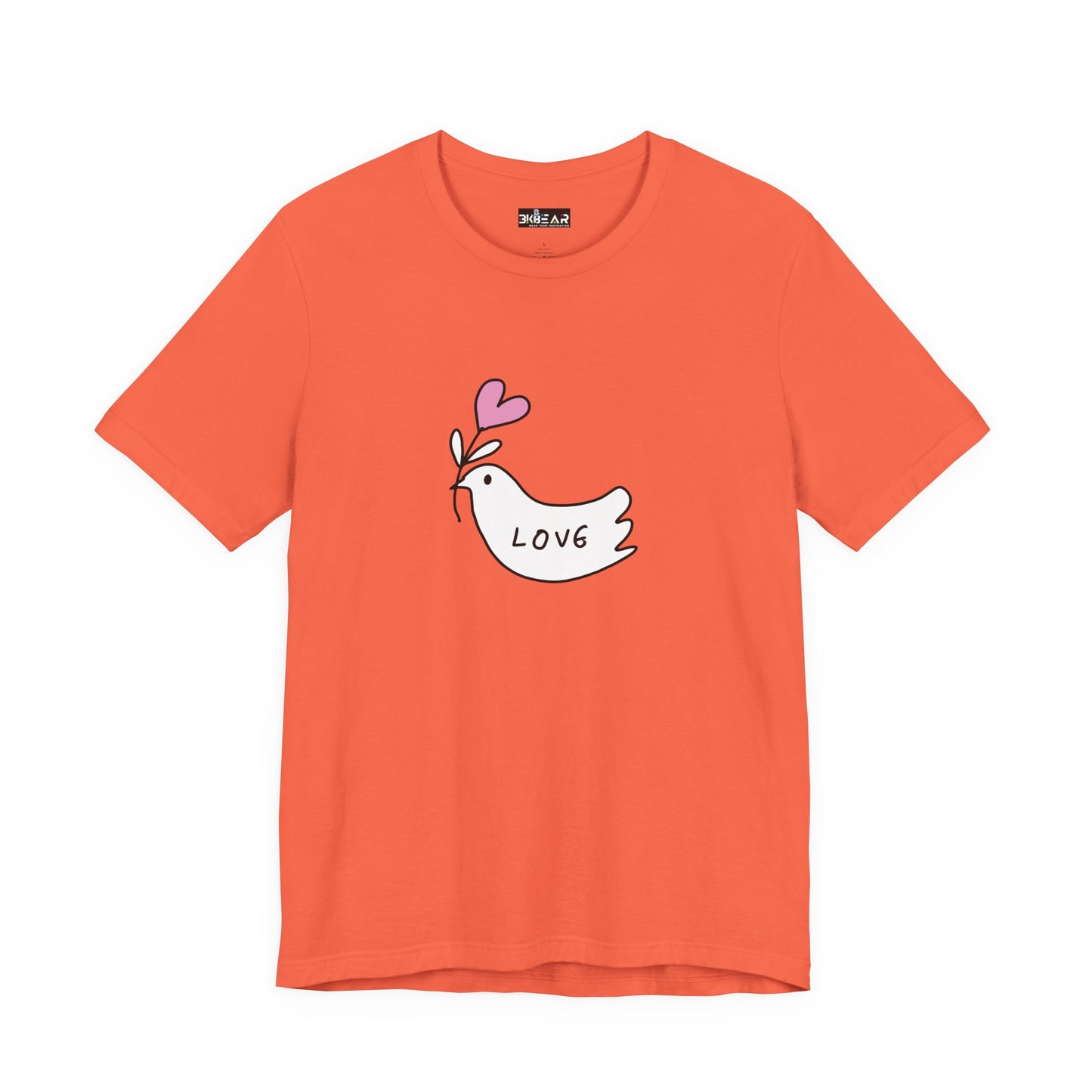 Love. Dove. Unisex Jersey Short Sleeve Tee