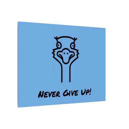 Oscar The Ostrich and JimmyV Never Gave Up. Canvas Gallery Wraps