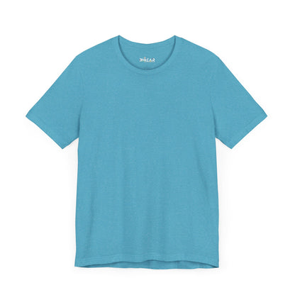 Solid Teal. Unisex Jersey Short Sleeve Tee