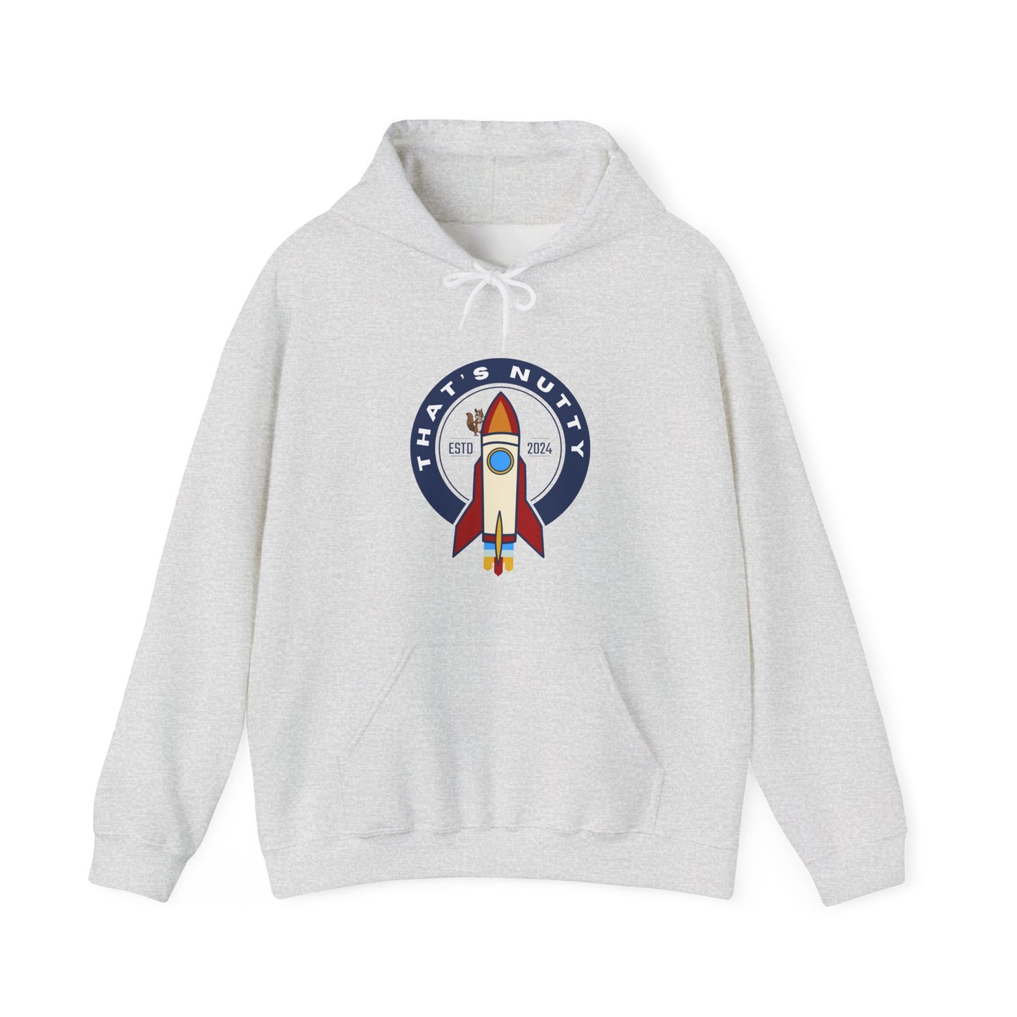 That's Nutty On A Rocket Ship Hooded Sweatshirt