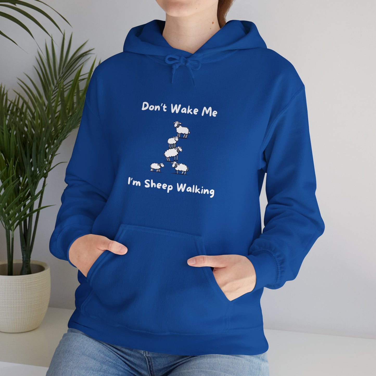Don’t Wake Me I’m Sheep-Walking – Funny Sheep Hoodie for Sleepy Vibes Only