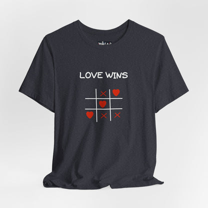 Love Wins!  Unisex Jersey Short Sleeve Tee