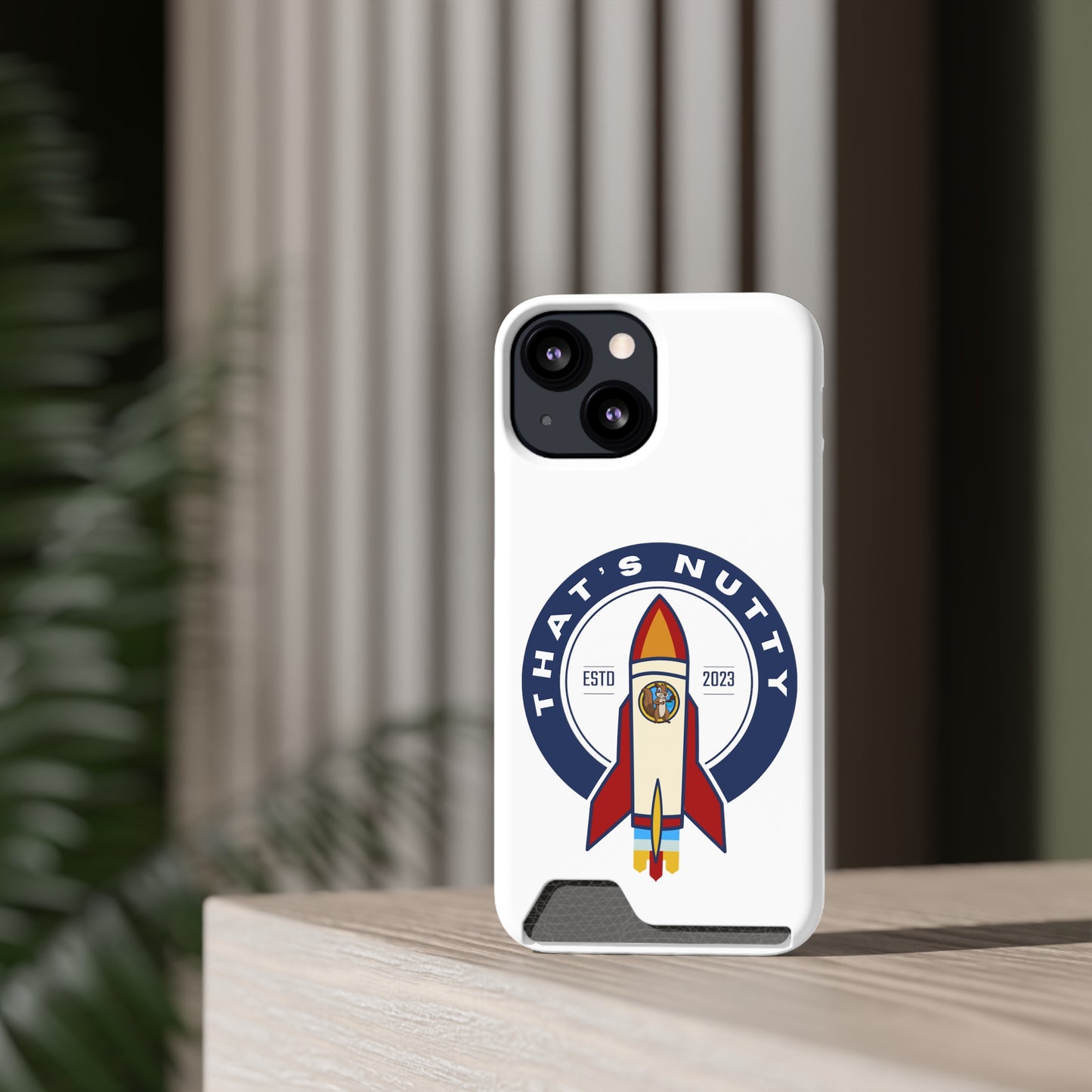 That's Nutty. Phone Case With Card Holder