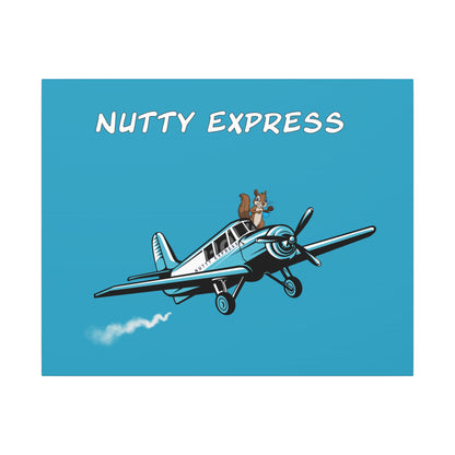 Nutty's Express Delivery. Always On-Time. Canvas Gallery Wraps