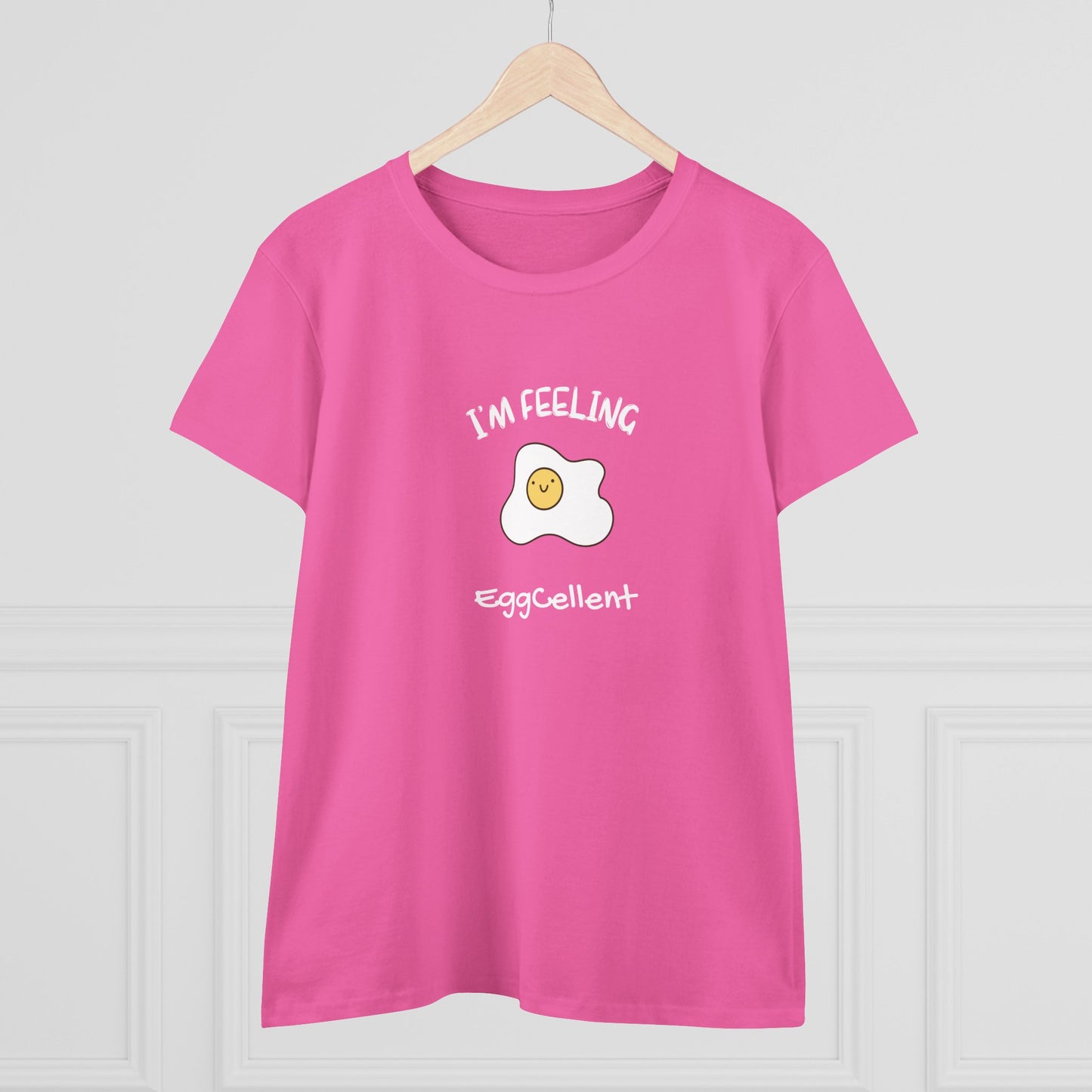 I'm Feeling EggCellent Tee – Women’s Funny Egg Graphic T-Shirt