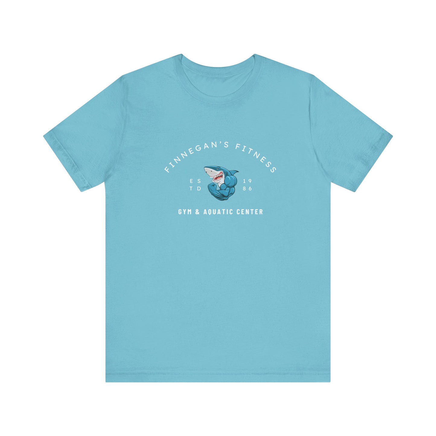 Finnegan's Fitness. Gym and Aquatic Center.  Unisex Jersey Short Sleeve Tee