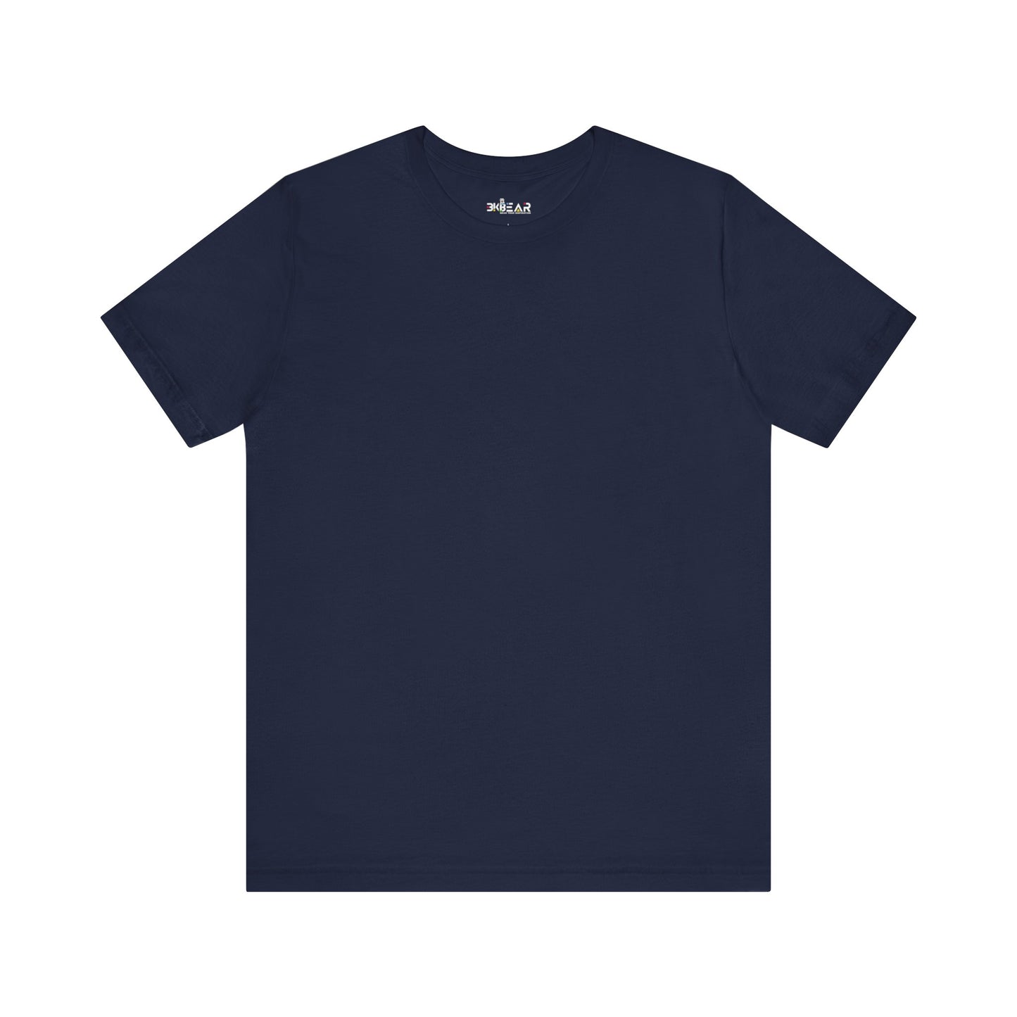 Solid Navy. Unisex Jersey Short Sleeve Tee