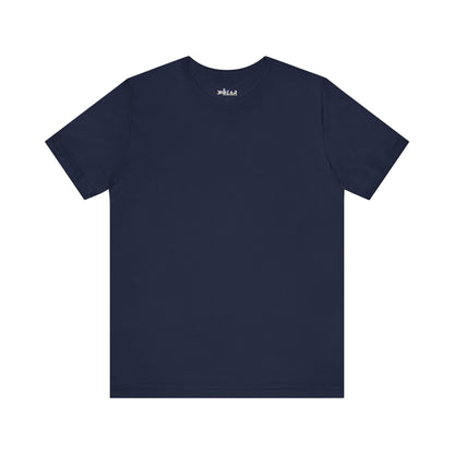 Solid Navy. Unisex Jersey Short Sleeve Tee