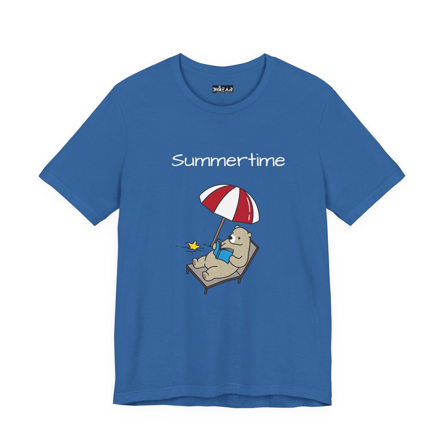Summertime. Bear.  Unisex Jersey Short Sleeve Tee