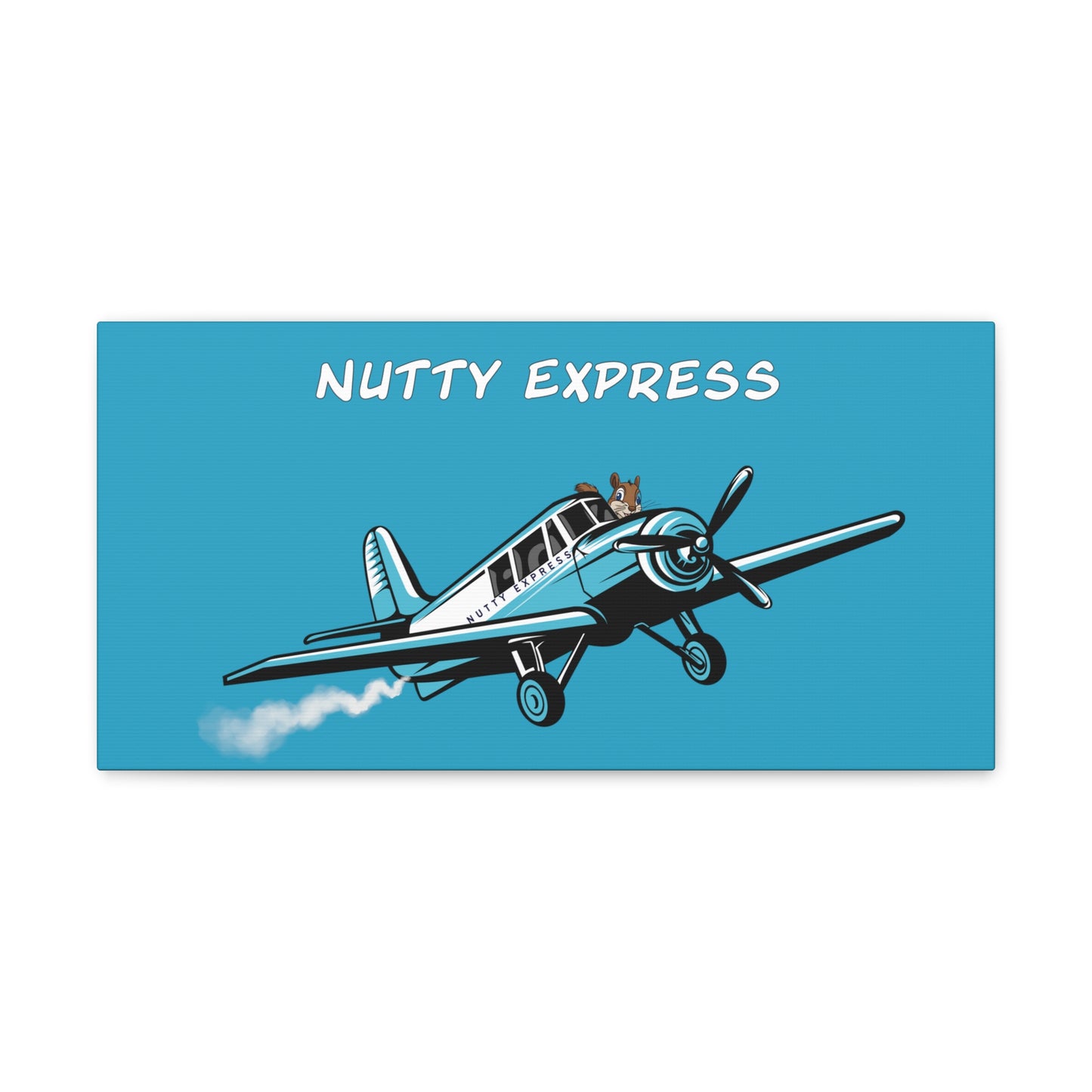 Nutty's Express Delivery. Always On-Time. Canvas Gallery Wraps