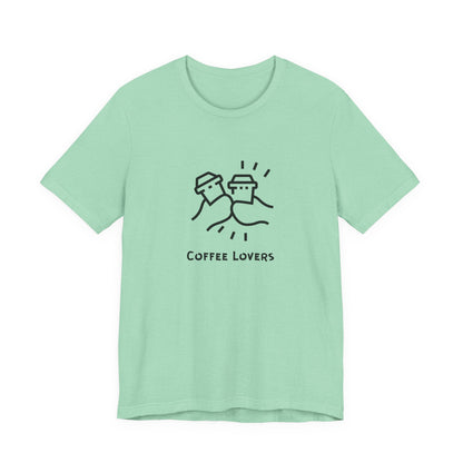 Coffee Lovers Unisex Jersey Tee – Funny Coffee Graphic T-Shirt For Men & Women