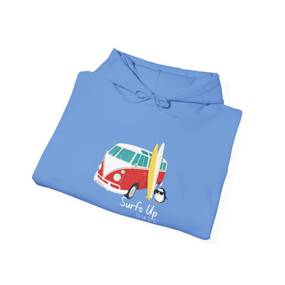 Surfs Up Dude. Unisex Heavy Blend™ Hooded Sweatshirt