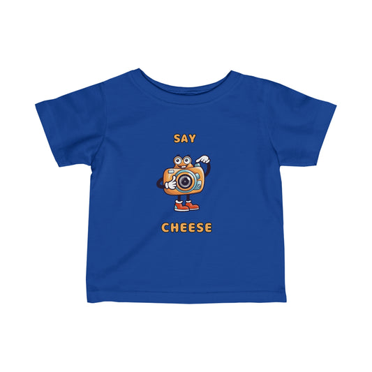 Say Cheese. Infant Fine Jersey Tee