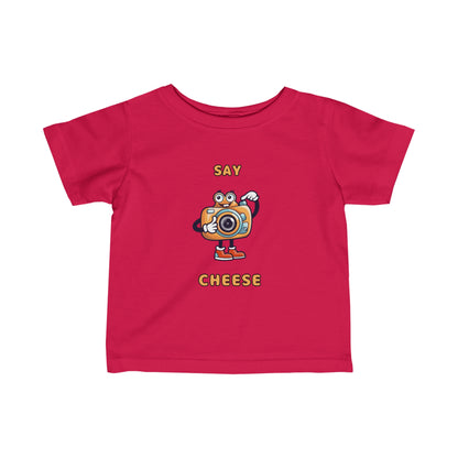 Say Cheese. Infant Fine Jersey Tee