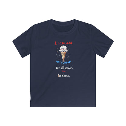 I Scream For Ice Cream. Kids Softstyle Tee