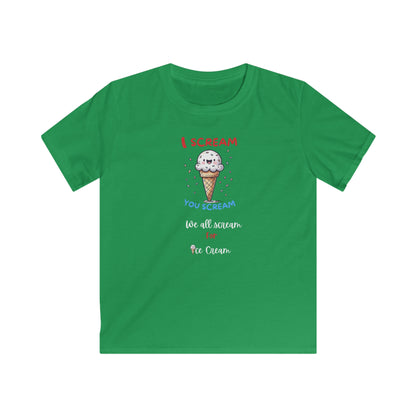 I Scream For Ice Cream. Kids Softstyle Tee