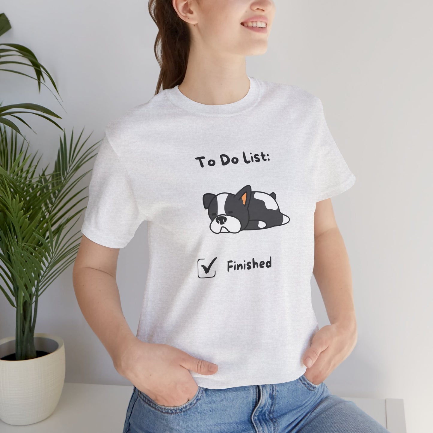 To Do List. Finished. Unisex Jersey Short Sleeve Tee