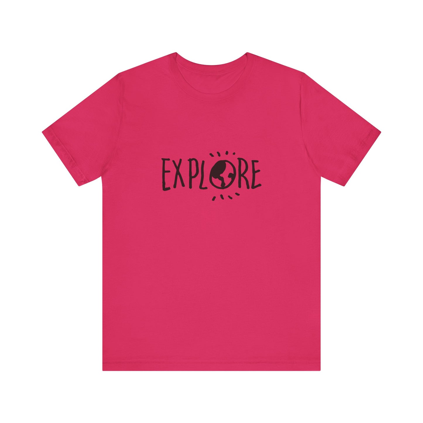 Explore. Unisex Jersey Short Sleeve Tee