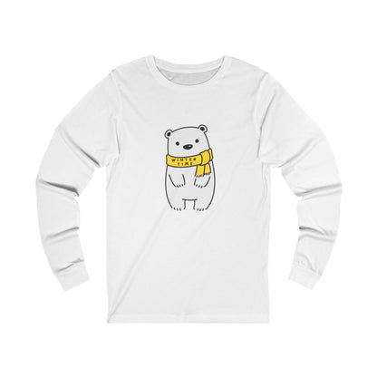 Winter Time BK Bear. Unisex Jersey Long Sleeve Tee