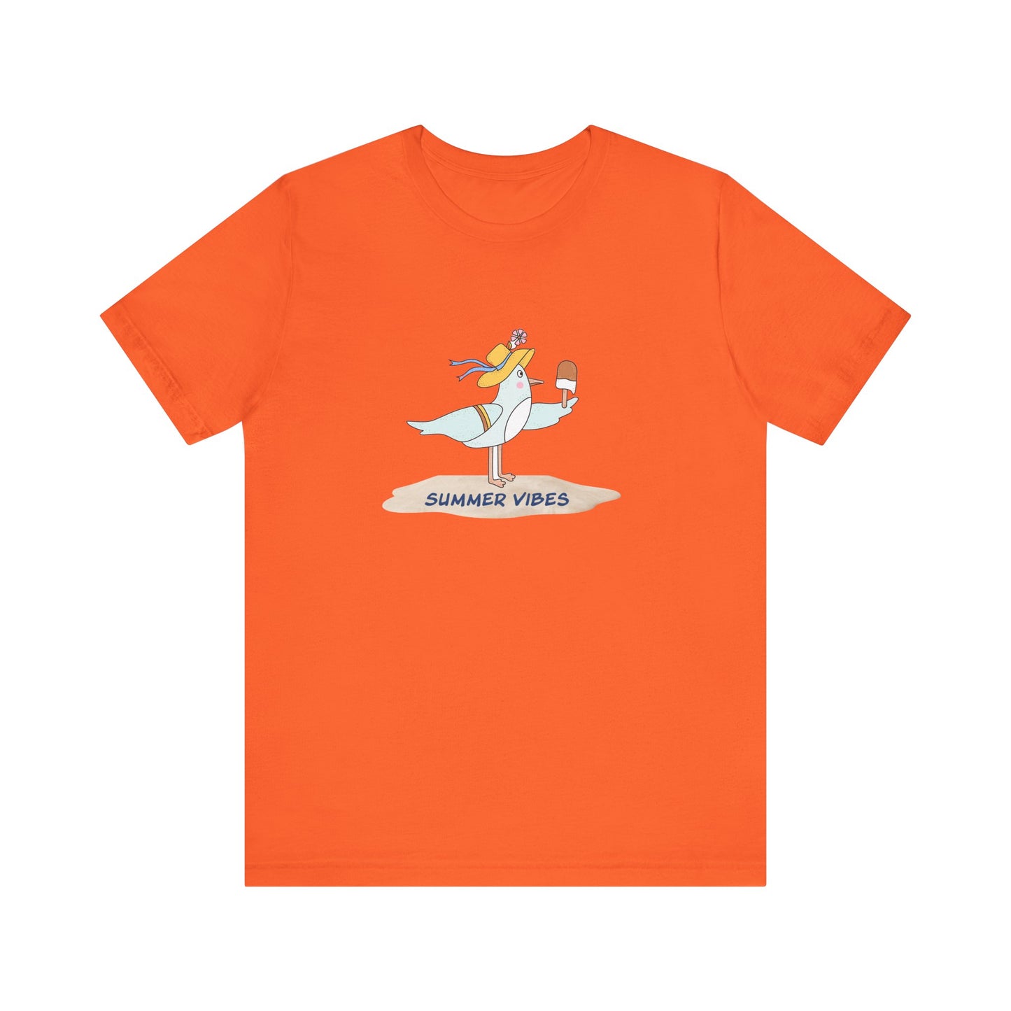 Regal Seagull Summer Vibes. Unisex Jersey Short Sleeve Tee