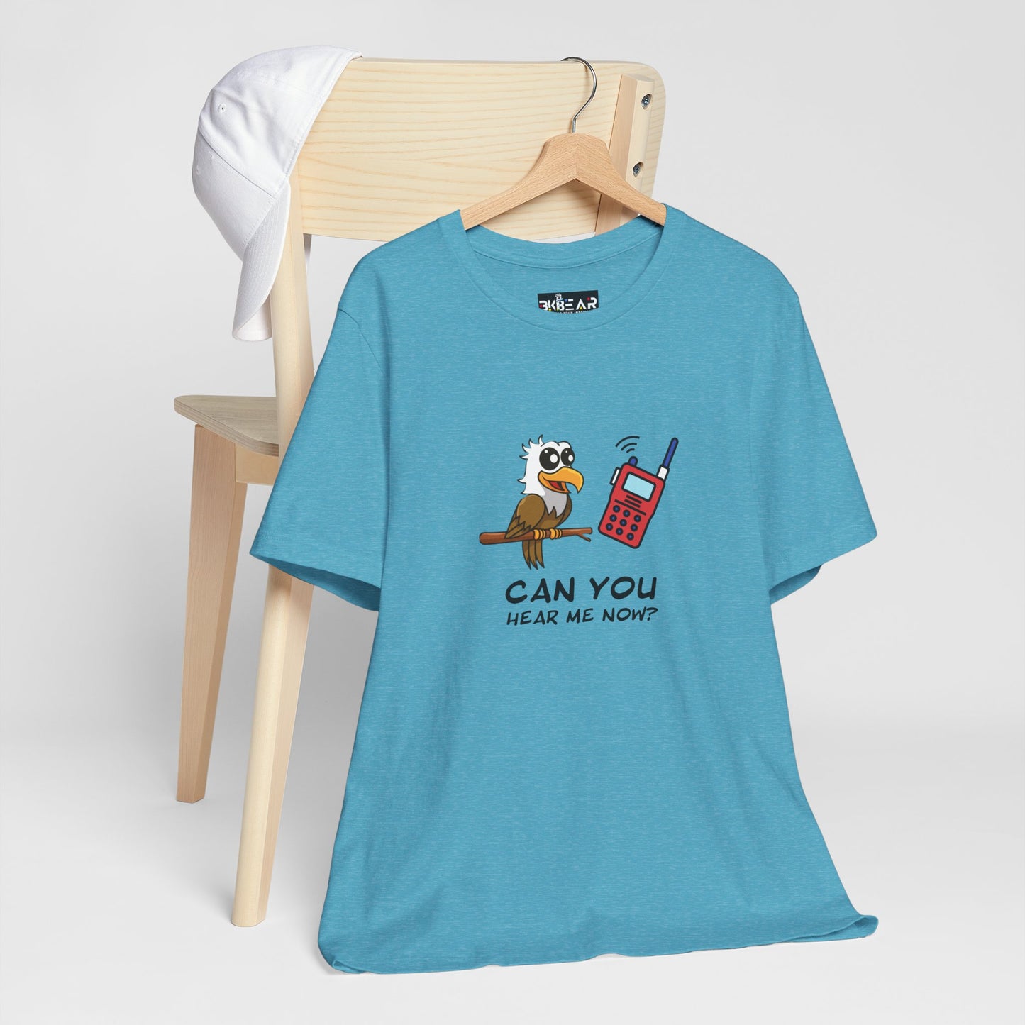 Burrowing Owl. Can You Hear Me Now? Unisex Jersey Short Sleeve Tee