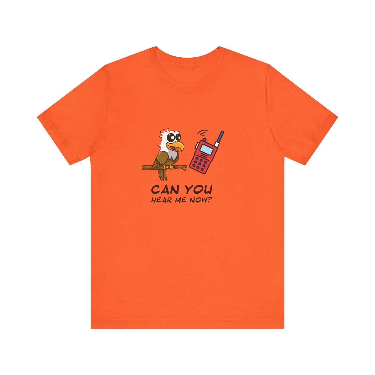 Burrowing Owl. Can You Hear Me Now? Unisex Jersey Short Sleeve Tee