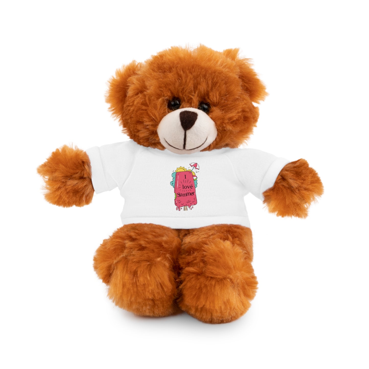 I Love Summer Panda. Stuffed Animals with Tee