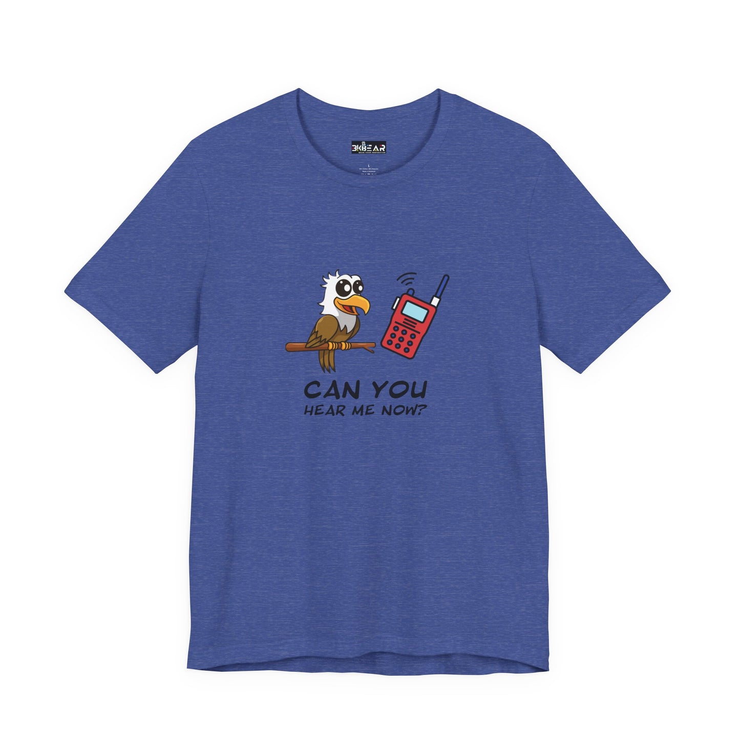 Burrowing Owl. Can You Hear Me Now? Unisex Jersey Short Sleeve Tee