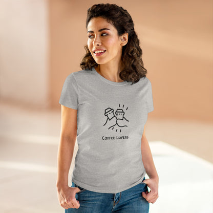 Coffee Lover. Women's Midweight Cotton Tee