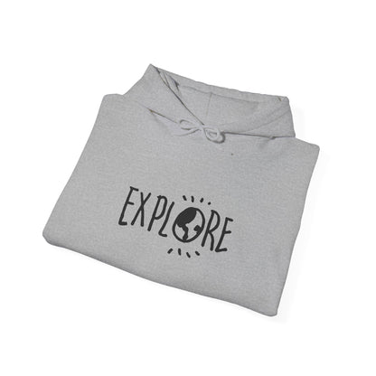 Explore Hoodie – Adventure Graphic Sweatshirt, Unisex Outdoor Hoodie