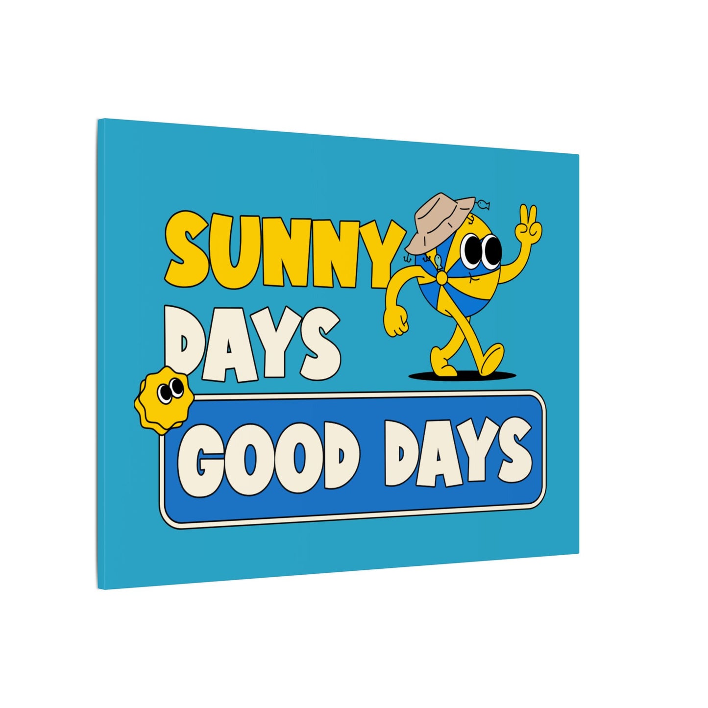 Canvas Print: Good Vibes Sunny Day