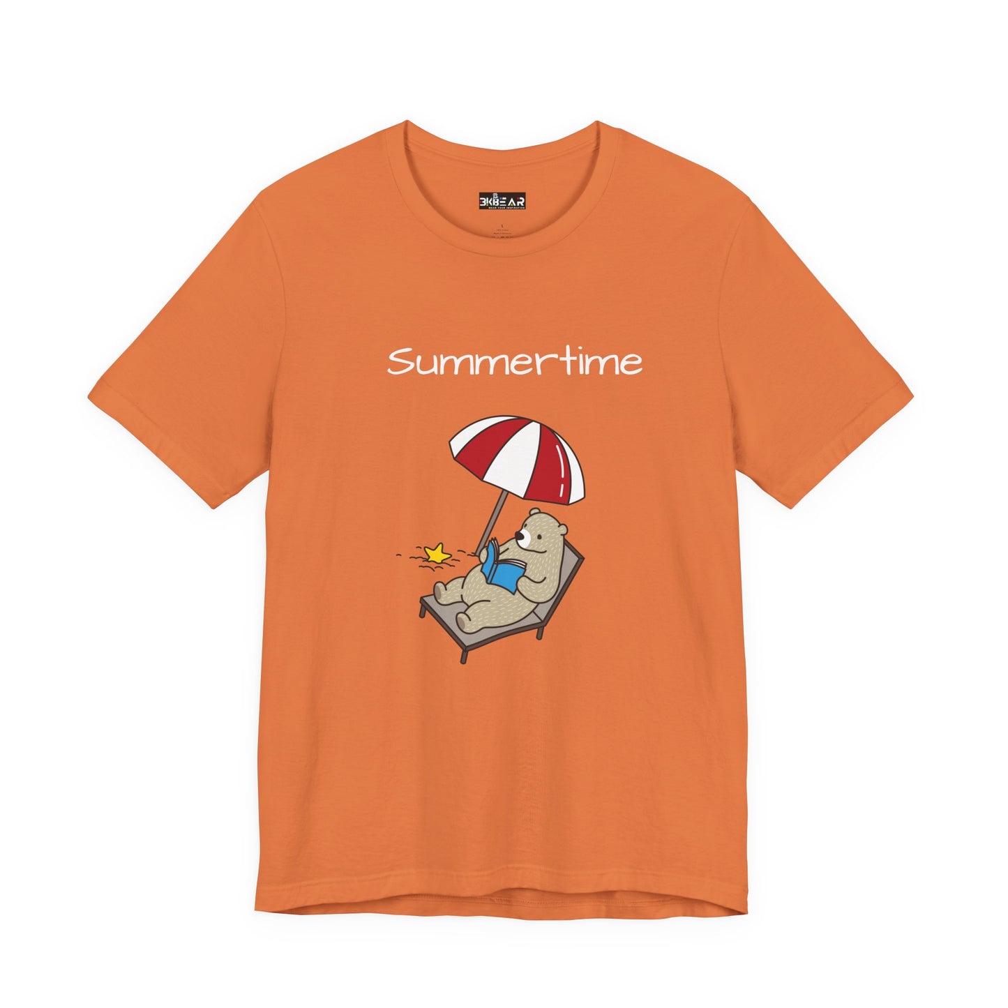 Summertime. Bear.  Unisex Jersey Short Sleeve Tee