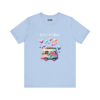 Love Mobile.  Unisex Short Sleeve Tee