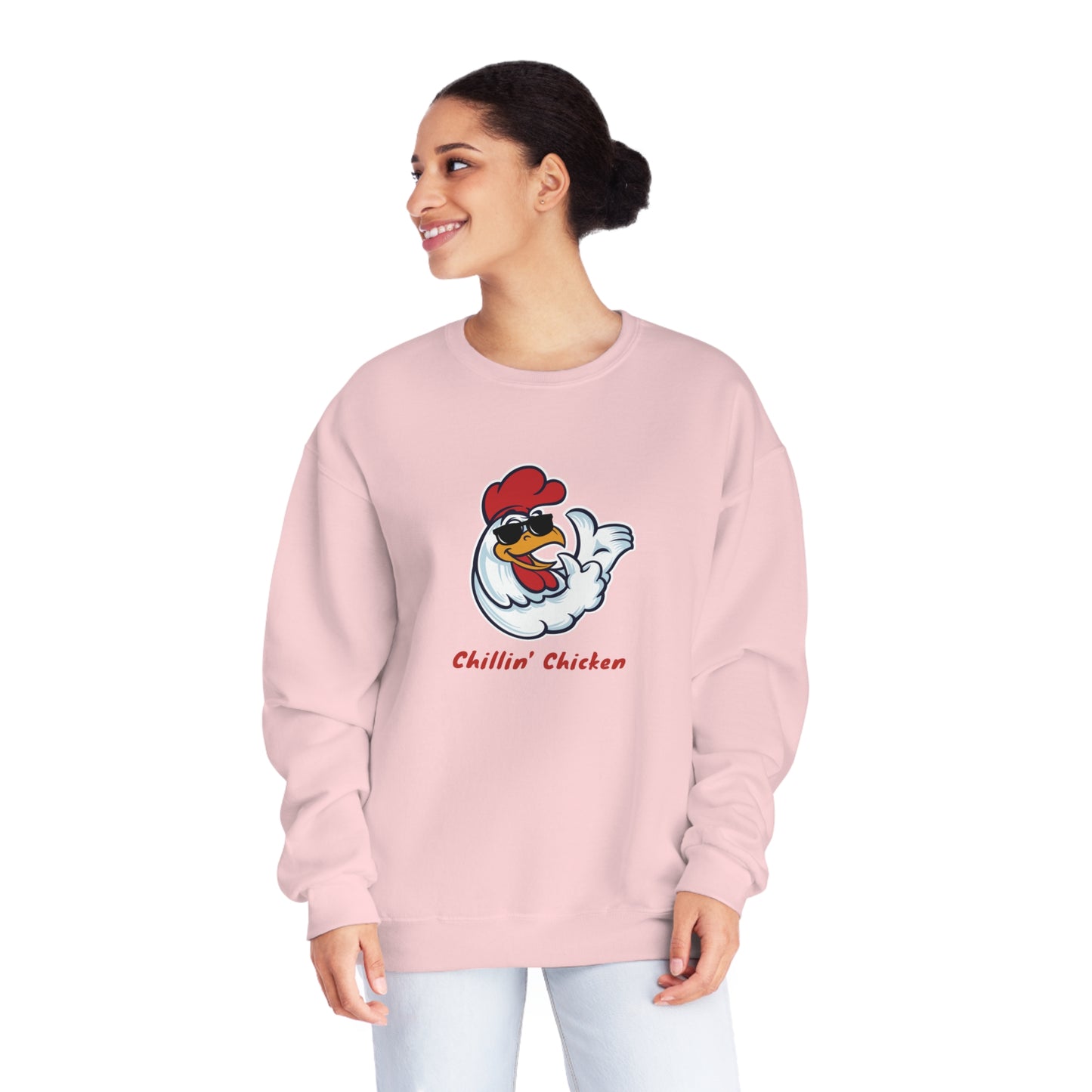 Chillin' Chicken. Unisex NuBlend® Crewneck Sweatshirt