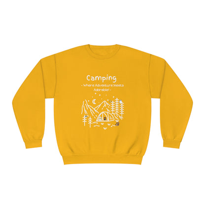 Camping. Where Adventure Meets Adorable. Unisex NuBlend® Crewneck Sweatshirt