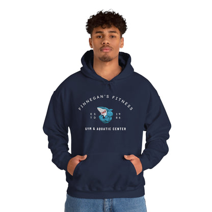 Shark Gym Hoodie – Finnegan’s Fitness & Aquatic Center Sweatshirt