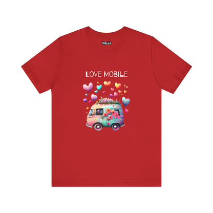 Love Mobile.  Unisex Short Sleeve Tee