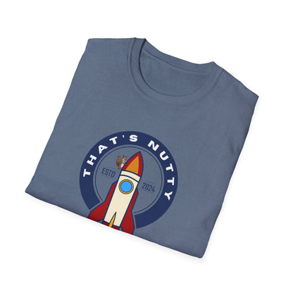 That’s Nutty On A Rocket Ship – Unisex Softstyle Rocket Ship Graphic Tee