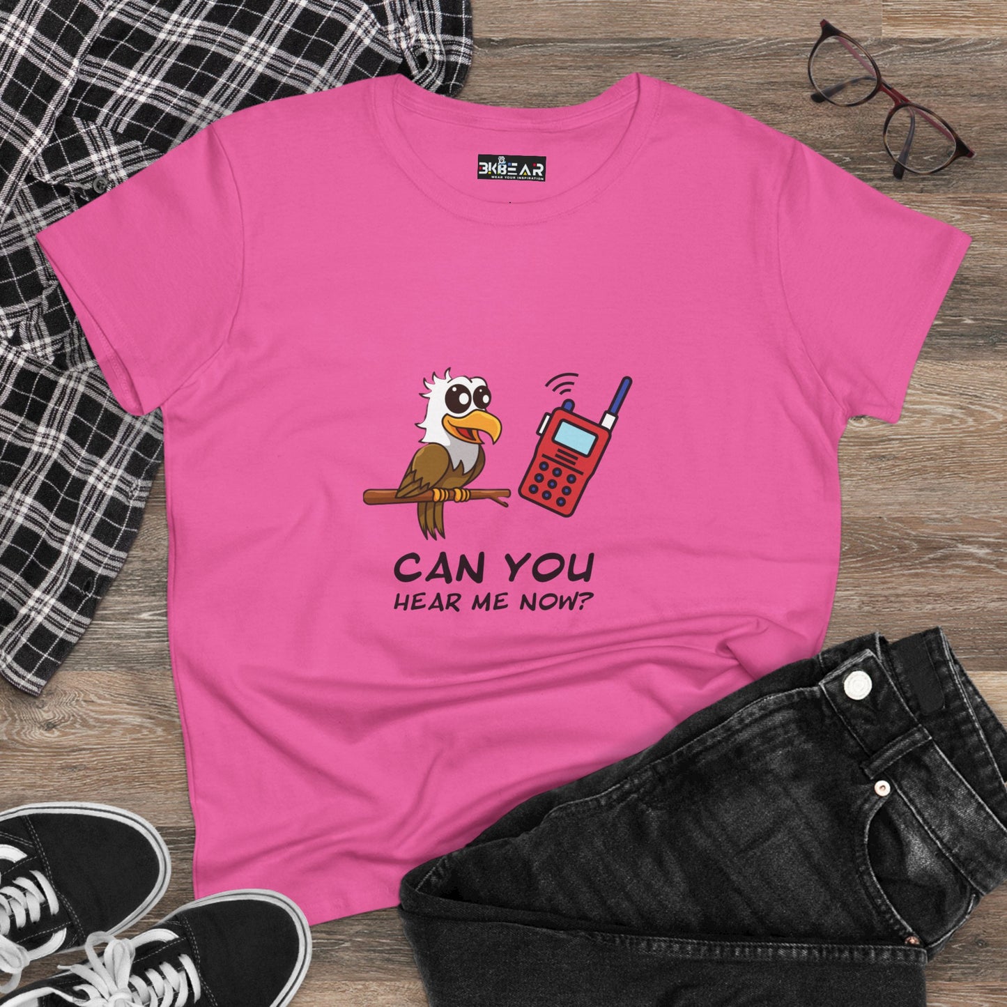 Can You Hear Me Now | Funny Bird Phone Tee
