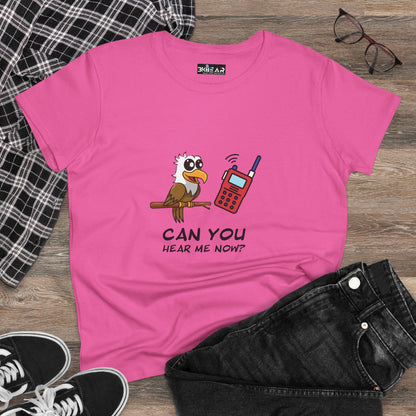 Can You Hear Me Now | Funny Bird Phone Tee